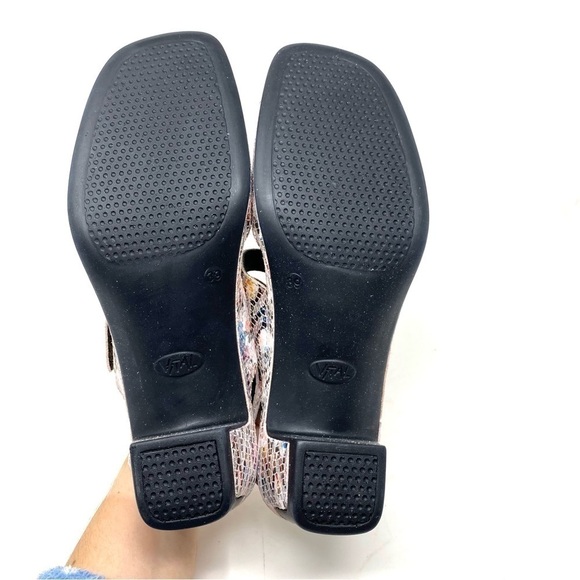 Vital 0506 Leather Dress Slingback Sandals Ethno Natur - Picture 6 of 7